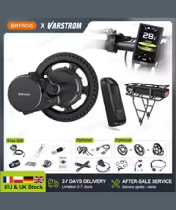 Bafang 750W 48V Mid Drive Ebike Conversion Kit with Battery