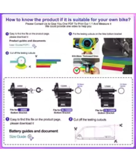 Bafang 750W 48V Mid Drive Ebike Conversion Kit with Battery