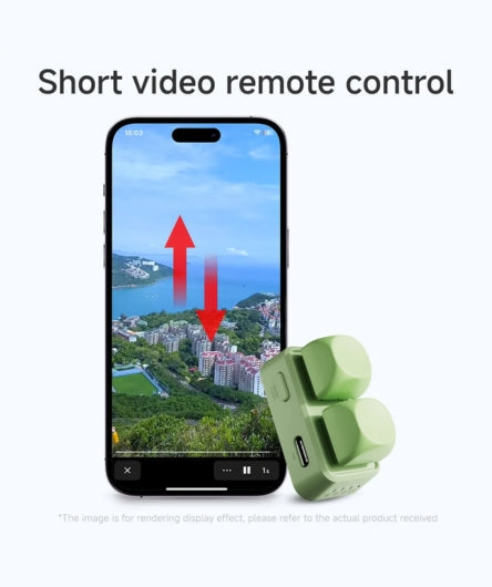 Wireless Bluetooth Page Turner Remote for eReaders – Hands-Free Dual Button Controller for Kobo, Kindle & Tablets | Lightweight Reading Clicker