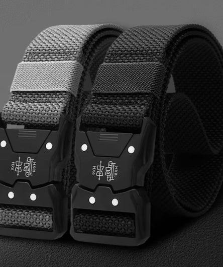 Premium Tactical Waist Belt with Automatic Buckle - Unisex, 120cm
