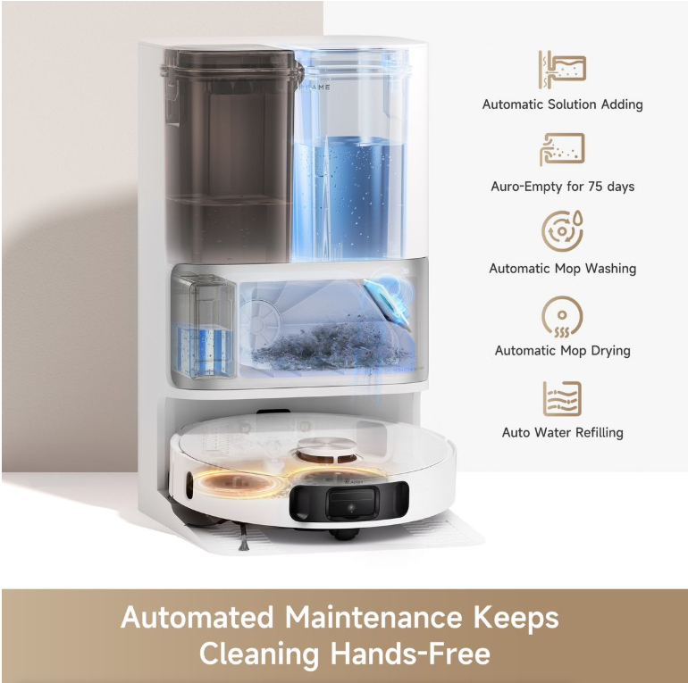 Dreame L10s Ultra Gen 2 Robotic Vacuum - 10 000Pa, Runtime 260min (Vacuum)