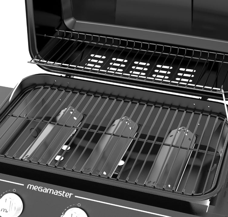 Megamaster Inferno Series 3 Burner Patio Gas Braai