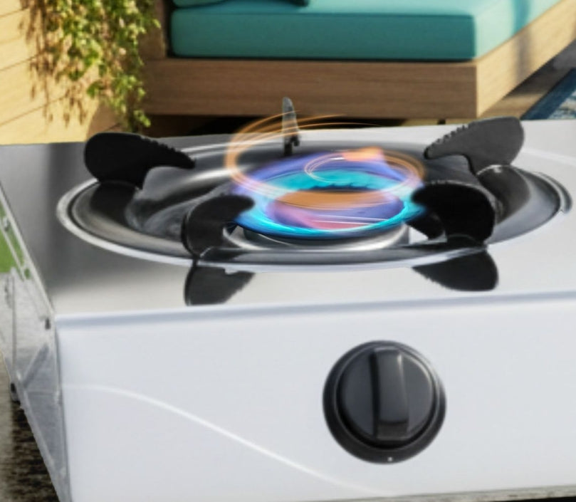 Braaimaxx 2 Plate S/Steel Gas Stove W/O Hose & Reg