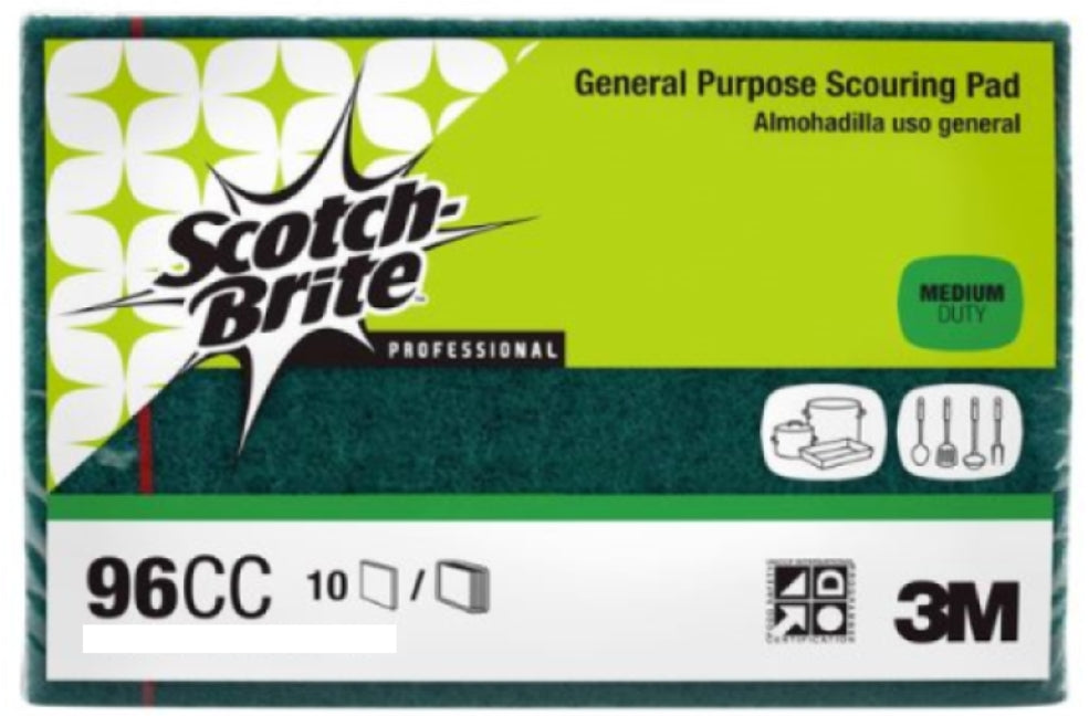 Scotch-Brite - 3M General-Purpose Scouring Pads - 10-Pack