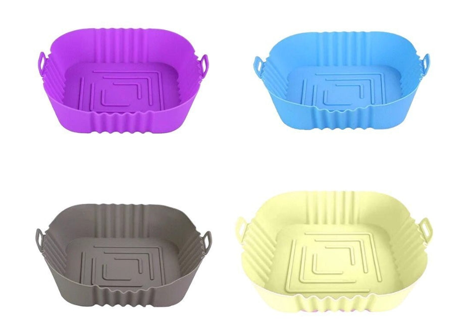 Square Silicone Air Fryer Liner - 4 Pack