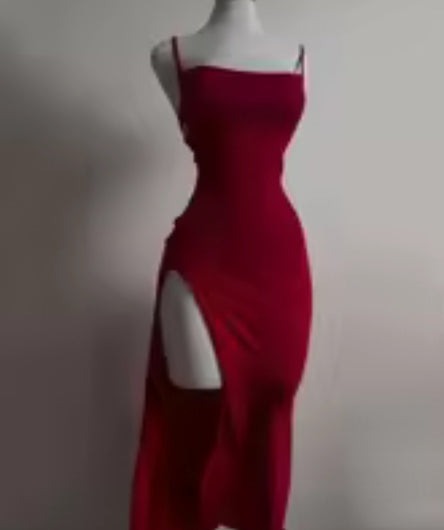 2025 Summer Halter Strap Spice Girl Bodycon Dress